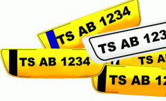Change Of Number Plates From AP To Telangana Clashes With GO Making Security Plates Must